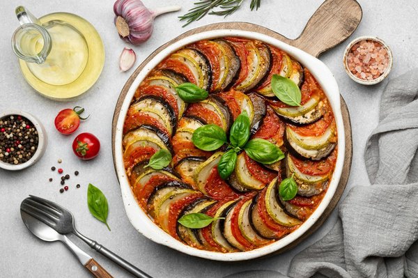 Quels sont les secrets pour une ratatouille en conserve faible en sodium et riche en goût?